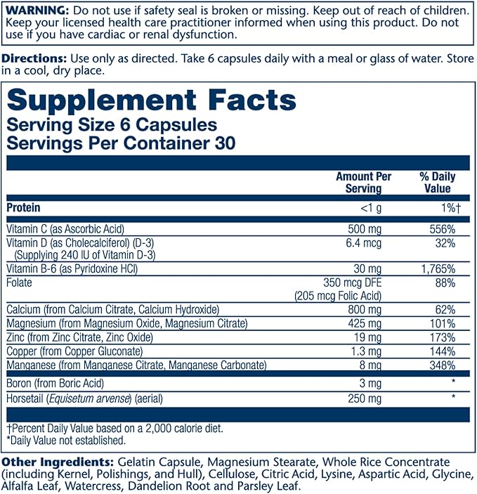Solaray Calcium Citrate Supreme 800mg Advanced Bone Support Blend | Gentle Digestion Formula | 30 Servings | 180 VegCaps