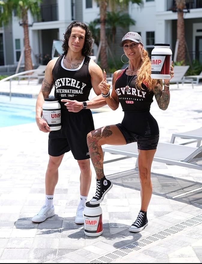 Beverly International UMP Protein Powder Angel Food Cake. Unique Whey-Casein Ratio Builds Lean Muscle. Easy to Digest. No Bloat. (32.8 oz) 2lb .8 oz