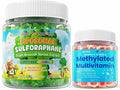 NEVISS 2p Liposomal Sulforaphane Gummies + 1p Methylated Multivitamin for Women &amp Men Gummies