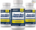 SUPER BETA PROSTATE Support Supplement for Men's Health - Reduce Bathroom Trips Promote Sleep Better Bladder Emptying &amp Healthy Prostate Beta Sitosterol - 60 Count (Pack of 3)