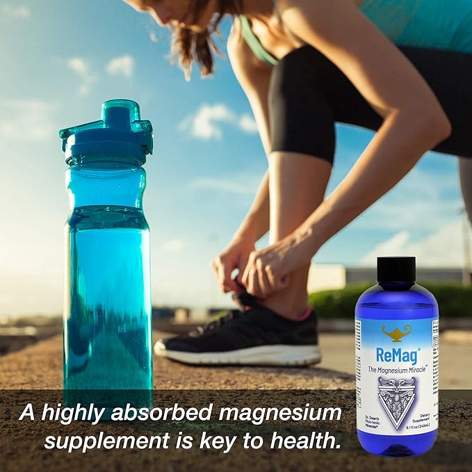 RnA ReSet ReMag &amp ReMyte – Liquid Magnesium and Multi-Mineral Supplement Bundle 8.1 Fl Oz Each (2-Pack) NSF Certified