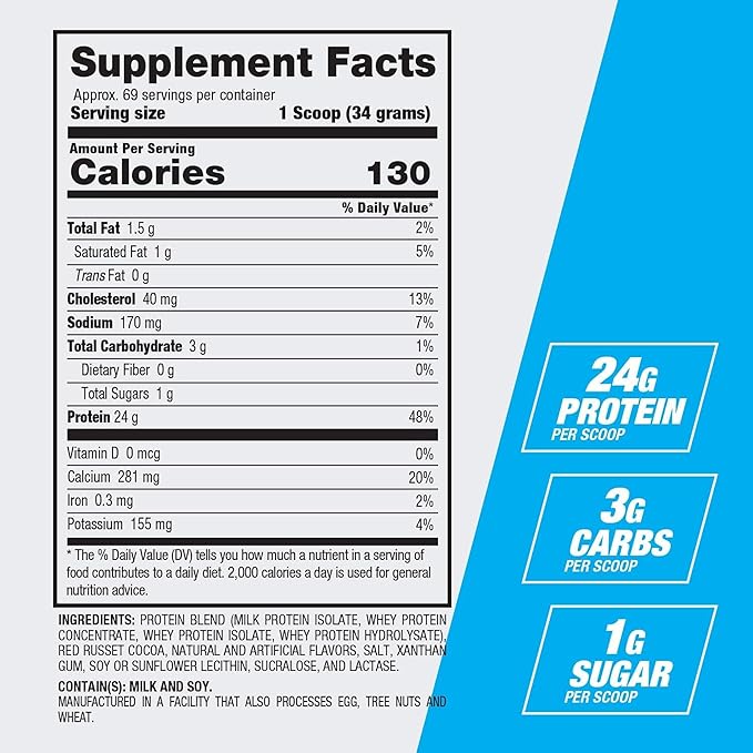 BPI Sports Best Protein – 100% Whey Protein Powder – Muscle Growth Recovery Meal Replacement – No Fillers Gluten-Free – Best Protein Powder for Men &amp Women | Vanilla Swirl – 5 Pounds