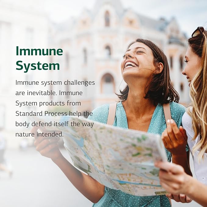 Standard Process Inc. Immuplex - Daily Immune Support Supplement with Folate Iron Vitamin C &amp Vitamin A - Mineral Supplement with Antioxidant Ingredients - 150 Capsules