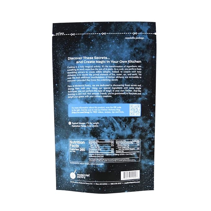 Pure Calcium Lactate Gluconate Vegan OU Kosher Certified - 400g/14oz