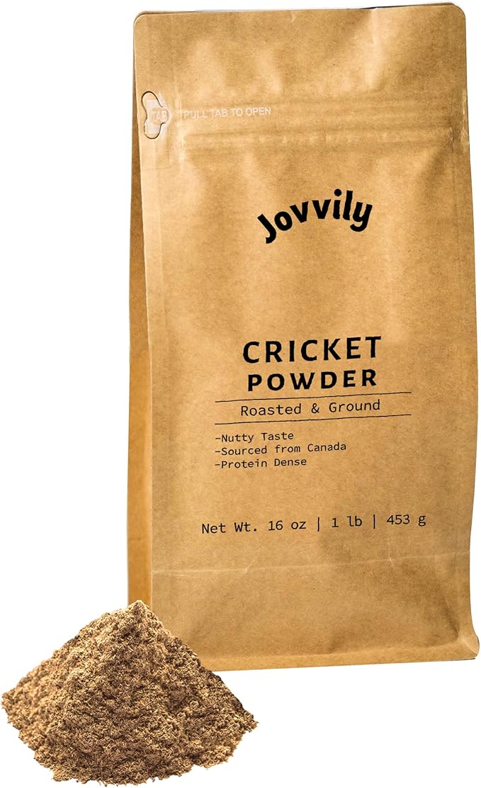 Microcrystalline Cellulose Cricket Protein &amp Pumpkin Seed Powder Bundle - 1lb - Superfoods - No Fillers