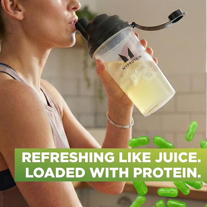 Myprotein Clear Whey Isolate Protein Powder 20 Servings (1.1lbs) Fruity Mike and IKE Sour Watermelon Drink Mix 20g Protein per Serving Daily Drink for Superior Performance