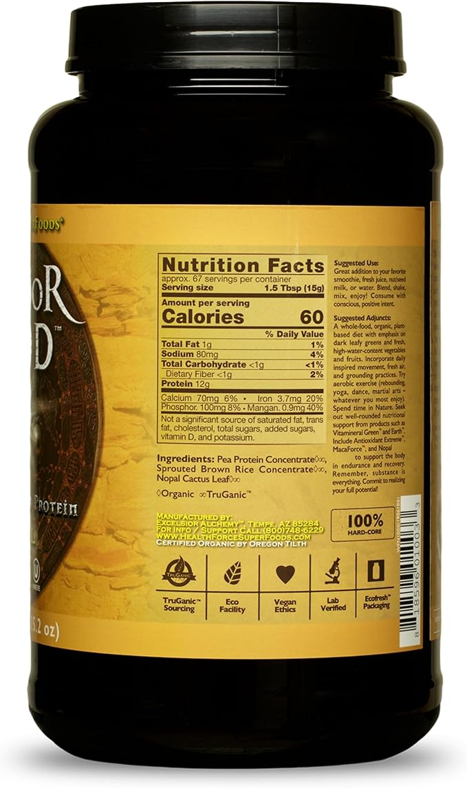 Warrior Food Natural Protein Powder - 1000 g - V3.0