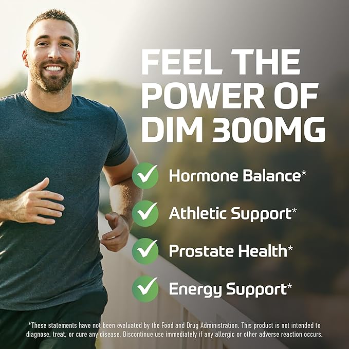 SMNutrition Men's DIM Supplement with Calcium D-Glucarate | Male Hormone Balancing Bundle with DIM Complex for Men (60 Servings) and Vegan Gluten Free Non-GMO CDG Supplement (90 Servings)