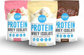Portions Master CFM Whey Isolate Protein Powder Neapolitan Bundle Chocolate Brownie Vanilla Ice Cream &amp Strawberries and Cream (3 Flavor Pack)