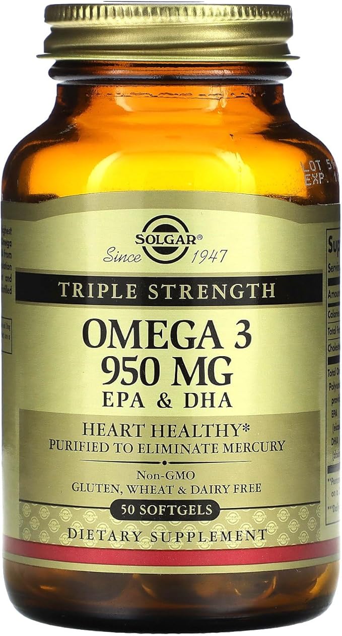 Omega-3 950 mg Solgar 50 Softgel