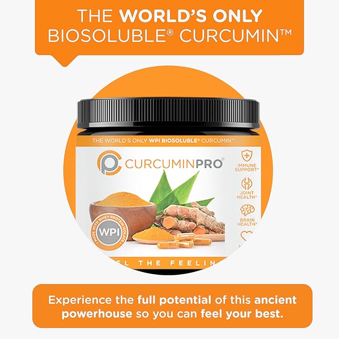 curcuminpro Complete Curcumin Bulk Powder | BioSoluble Organic Turmeric Curcumin Supplement | Natural Wellness Support | 90 Grams