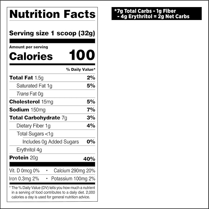 Quest Nutrition Cookies &amp Cream Protein Powder 20g Protein 1g Sugar Low Carb Gluten Free 1.6 Pound 24 Servings