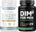 SMNutrition Men's DIM Supplement with Calcium D-Glucarate | Male Hormone Balancing Bundle with DIM Complex for Men (60 Servings) and Vegan Gluten Free Non-GMO CDG Supplement (90 Servings)
