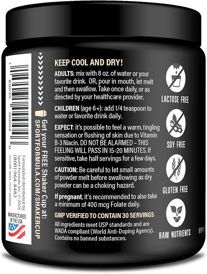 Multivitamin Powder - Keto Drink Mix for Men Women BCAA Amino Acids Won’t Upset Your Stomach - Keto Vegan Multivitamin with Electrolytes Super B Complex Digestive Enzyme (Orange Burst)