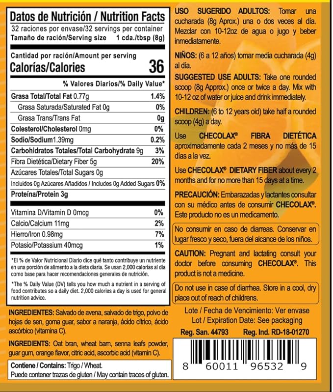 Our Dietary Fiber Alleviates Constipation Naturally Supports Regularity Bloating Relief &amp Gut Health Sugar Free Non-GMO Plant-Based - Essential Fiber Boost Orange (10.5 oz)
