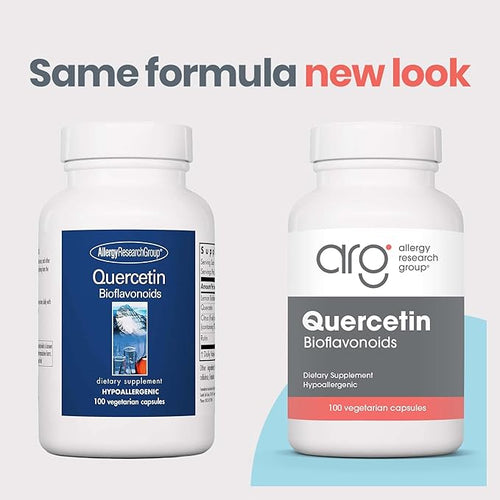 Allergy Research Group Quercetin Bioflavonoids - Lemon Bioflavonoid Complex Rutin Citrus Extract Hesperidin Vegetarian Capsules - 100 Count