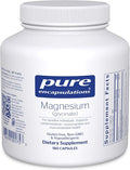 Pure Encapsulations Magnesium (Glycinate) - Supplement to Support Stress Relief Sleep Heart Health Nerves Muscles and Metabolism* - with Magnesium Glycinate - 180 Capsules