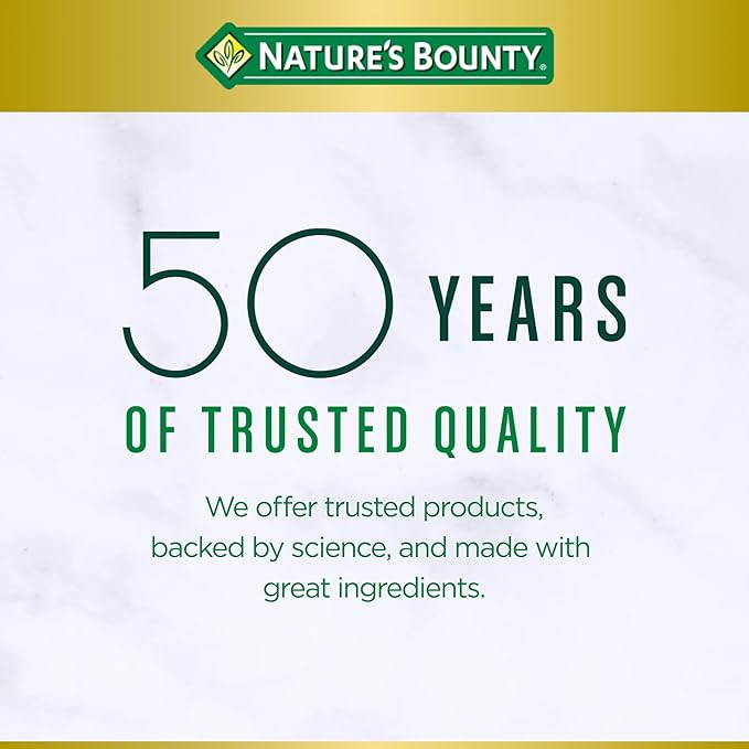 Nature's Bounty CoQ10 Dietary Supplement Supports Heart Health 100mg Plus L-Carnitine Twin Pack 120 Softgels