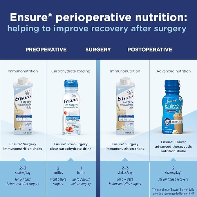 Ensure Pre-Surgery Clear Carbohydrate Drink Strawberry 10 fl oz 4 Count
