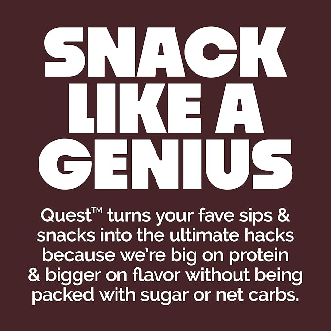 Quest Nutrition Chocolate Brownie Protein Bar 20g Protein 1g Sugar 4g Net Carb High Fiber Gluten Free Gluten Free 12 Count