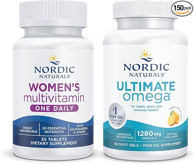 Nordic Naturals Starter Pack - Women's Multivitamin One Daily Ultimate Omega