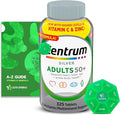 Multivitamin Silver Adults 50+ 325 Tablets with Bundle Exclusive Vitamins &amp Minerals - A to Z - Better Ligth&ampSpring Guide + Weekly Pill Organizer (3 Items)