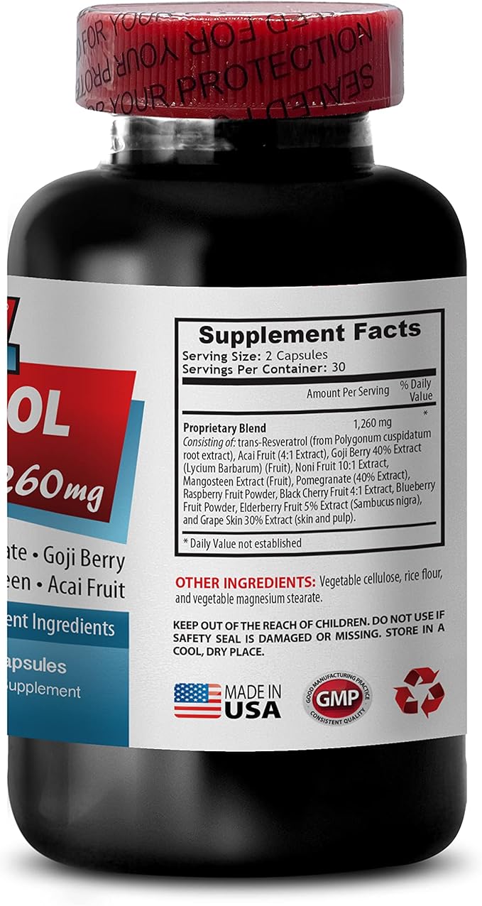 Resveratrol Supreme 1200mg Maximum Strength Plus 1200 Red Wine Supplements resveratrol Supplement red Wine resveratrol antioxidant red Wine Extract with resveratrol red Wine Grape Seed 2 Bottles