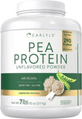 Carlyle Pea Protein Powder 7lb | Unflavored | 29G Protein | for Men and Women | Vegetarian Non-GMO Gluten and Soy-Free