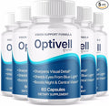(5 Pack) Optivell Vision Support Formula Opti Vell Eye Health (300 Capsules)