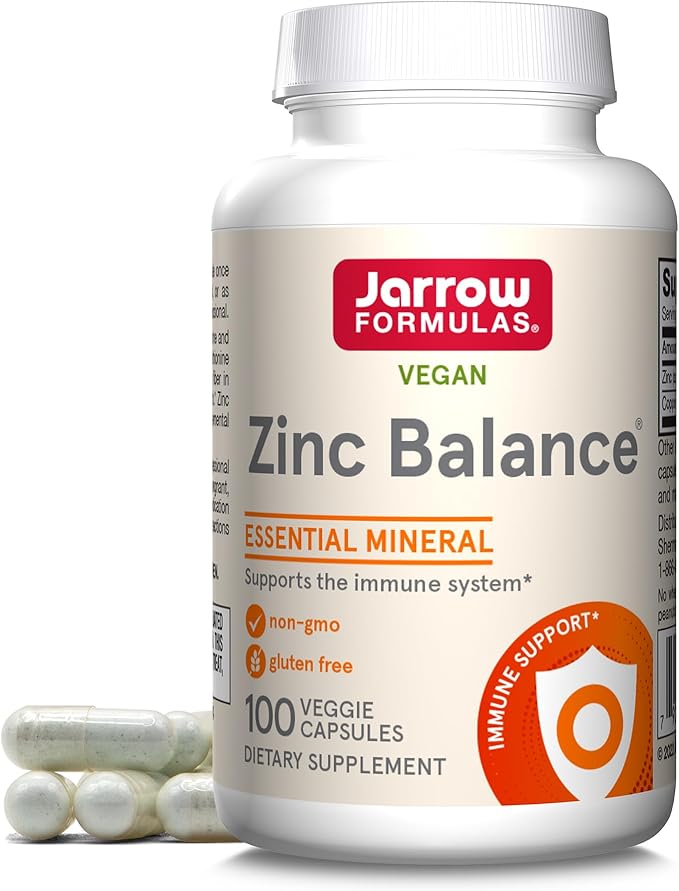Jarrow Formulas Quercetin 500 mg-Bioflavonoid-Quercetin Dietary Supplement-200 Servings -Supports Healthy Cellular Function &amp Zinc Balance 15 mg-100 Servings -Includes Copper-Essential Mineral