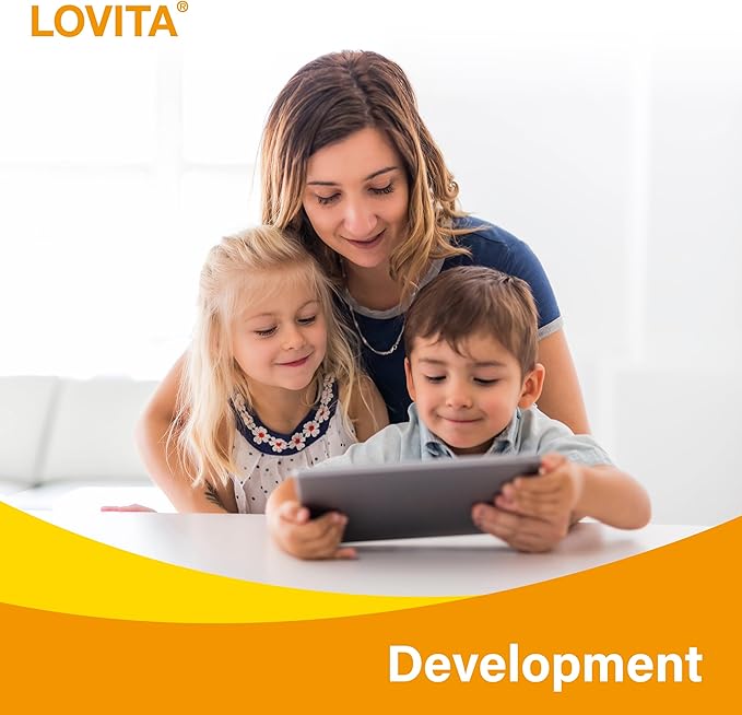 LOVITA Smart Family Bundle - 3 Adult Fish Oil (120ct) &amp 2 Kid’s DHA (30ct) Brain &amp Eye Health Support (5 Pc Set)