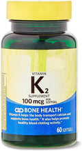 SEDLAV Vitamin K2 Supplement Soft Gel Capsules 100 Mcg 60 Count Sticker