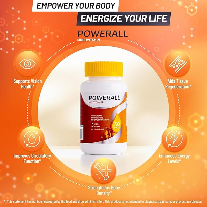 Basic Brands - Powerall Multivitamin - 30 Tablets - 2-Pack