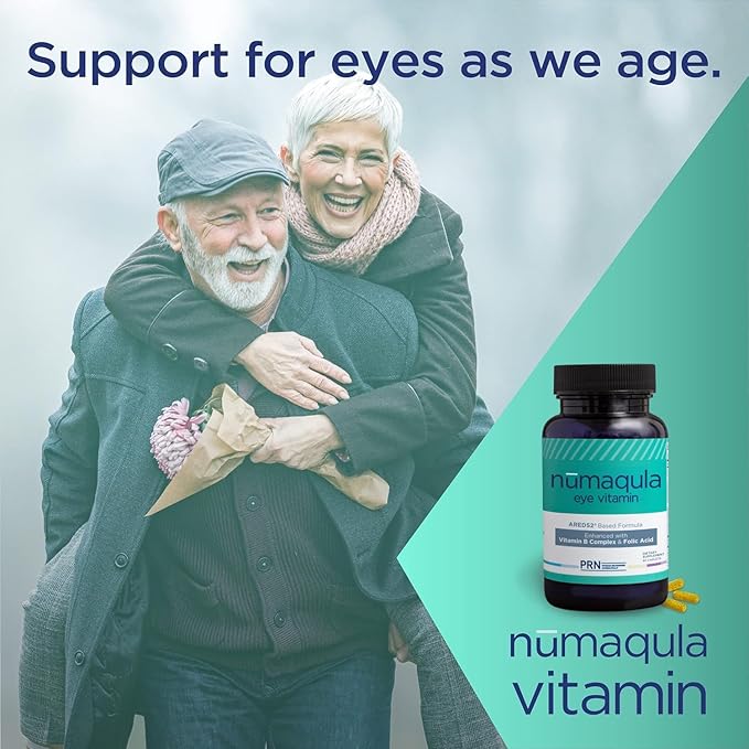 nūmaqula Eye Vitamins - 90 Capsules 30-Day Supply - AREDS2-Based Eye Supplements with Lutein Zeaxanthin Vitamin B Complex &amp Vitamin E for Advanced Macular Support