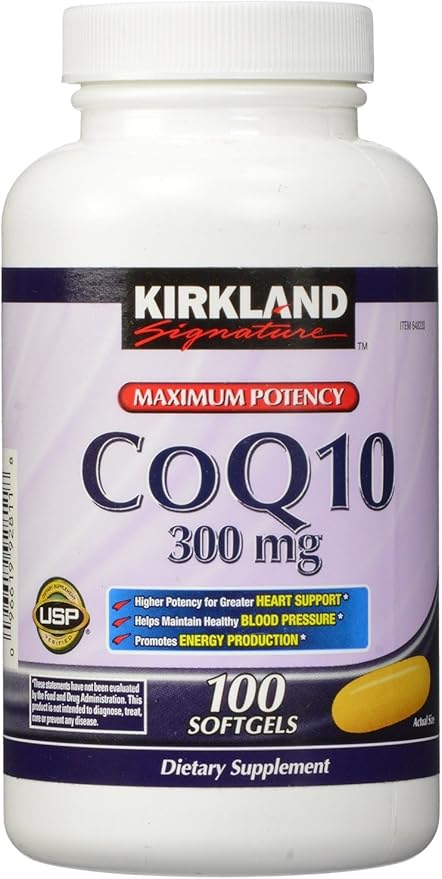 Kirkland Signature CoQ10 300 mg 200 Softgels