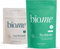 Bio.me Synbiotic &amp Gut Remedy Bundle - Daily Synbiotic 3-in-1 Prebiotics and Probiotics for Digestive &amp Immune Support (60 ct) &amp Gut Cleanse to Reset Digestive System and Rebalance Microbi