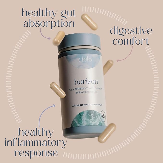 Cielo Probiotics and Multivitamin Set - The Ultimate Digestive Support - 45 Day Supply