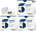 Planet 3 Vitamin Packs Daily Vitamins for Both Men &amp Women Energy Immune &amp Heart Support | Multivitamin Vitamin D Omega 3 Probiotics Biotin B12 &amp More | Core Supplements | 90 Daily