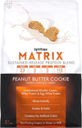 Syntrax Nutrition Matrix - Sustained-Release Protein Blend Peanut Butter Cookie 5 lbs. Real Cookie Pieces