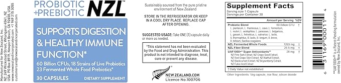 Omega-3 Natural Joint Relief Supplement Natural Muscle Support Green-Lipped Mussel Oil Joint Support No Fishy Aftertaste 60 Softgels Plus one Bottle of Probiotic+Prebiotic 30 Capsules