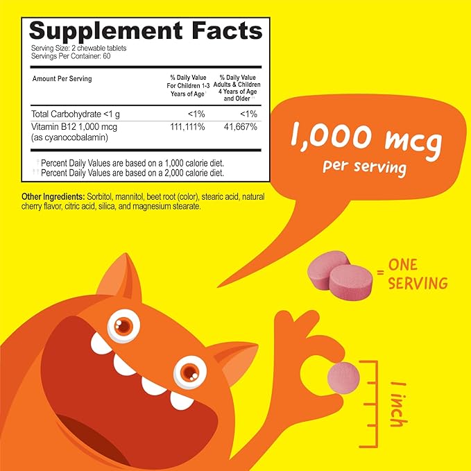 Kids Multivitamin Chewables + Vitamin B12 Chewables Bundle