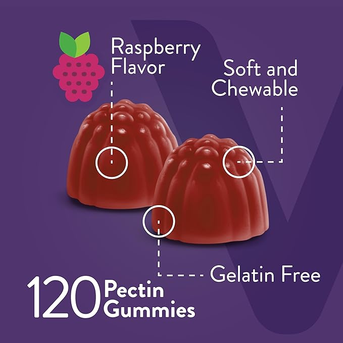 Viteey Womens Multivitamin Gummies - Immune Support - 12 in 1 Essential Vitamins &amp Minerals - Vitamin A C D3 E B6 B12 Folic Acid Biotin Calcium Zinc &amp More - Vegetarian - Raspberry Fl