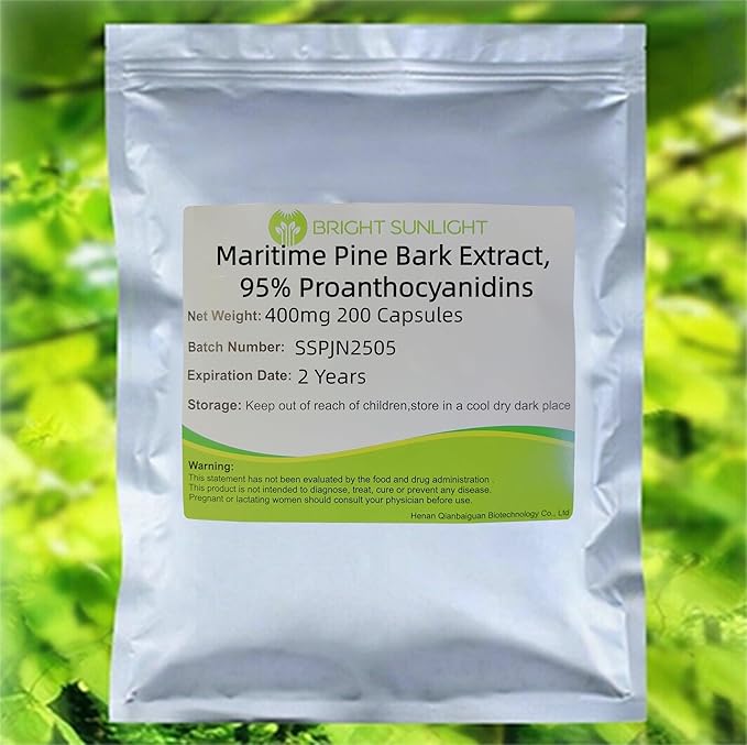 Maritime Pine Bark Extract 95% Proanthocyanidins400 mg 200 Capsule