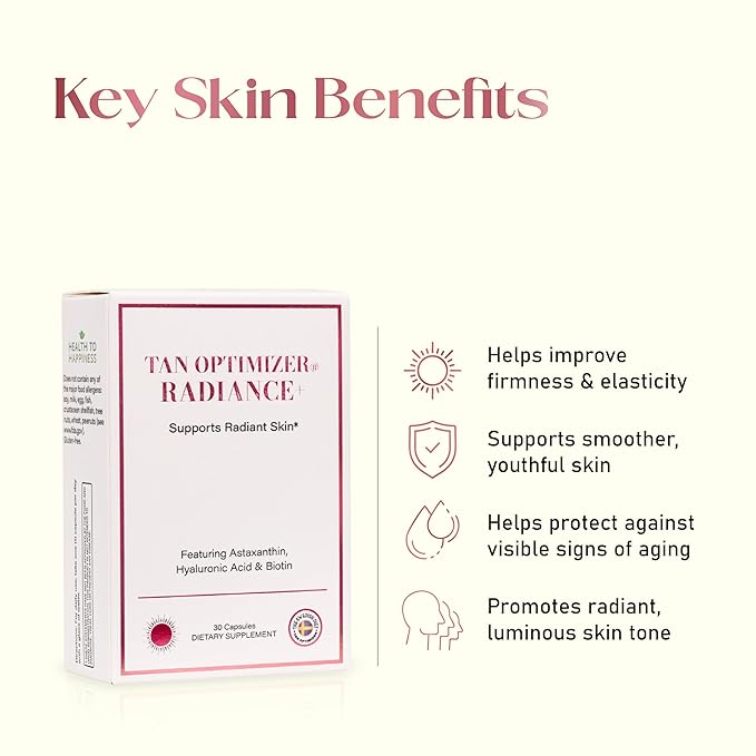 Tan Optimizer Radiance+ Advanced Skin Firmness &amp Luminosity Beauty-From-Within Supplement | 3×10 Blister Packs