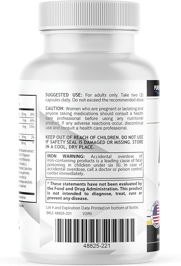 Folifort Supports Healthy Unique Hair Growth Scalp Nourishment Support | Folifort Dietary Supplement | 60 Capsules