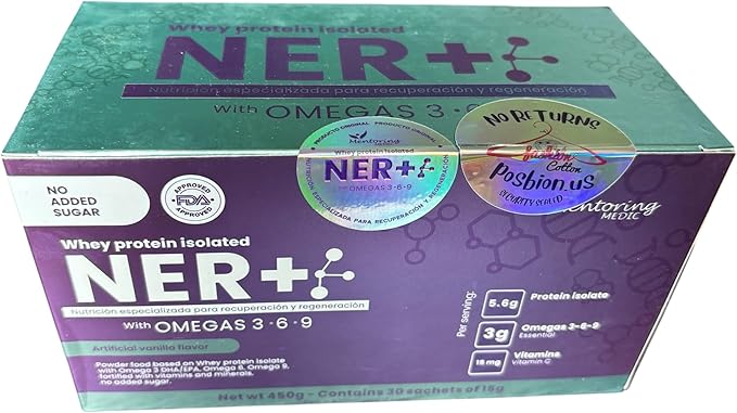 NER+ Proteina Medica con Omega 369 Whey Protein Isolate Mentoring Medic Posbion