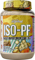 Inspired ISO-PF Pasture Fed Whey Protein Isolate – 25g Protein Low Carb &amp Lactose Free – Grass Fed Post Workout Protein Powder