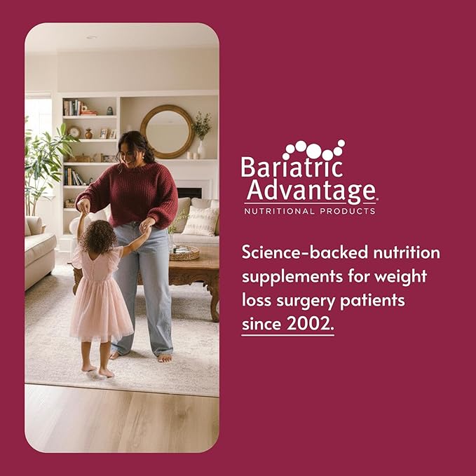 Bariatric Advantage Ultra Multivitamin with Iron - Ultra Multi with Iron - Capsule Format Multivitamin - Provides Full Complex of B Vitamins - with Vitamin C Chromium &amp More - 90 Capsules