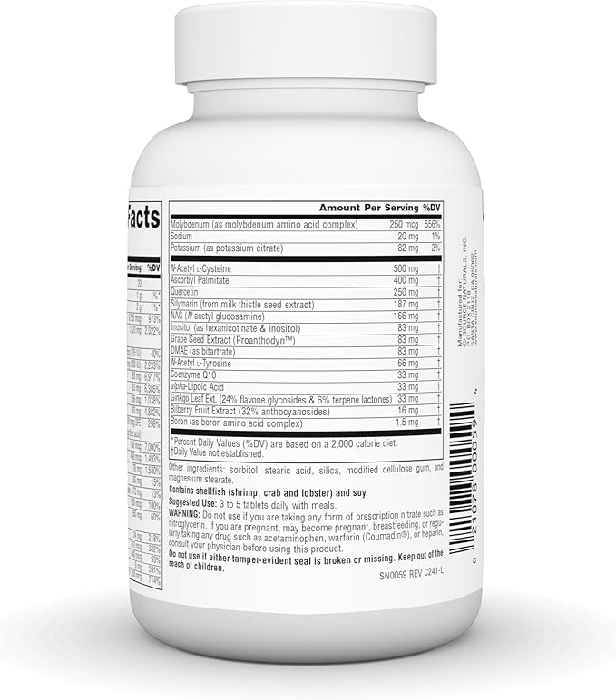 Source Naturals Elan Vital Multiple - Supports Brain Heart Liver Immune Energy Boost* - 60 Tablets