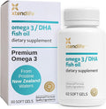 Xtendlife Omega 3 DHA Fish Oil for Heart Brain &amp Joint Health - 1100mg Omega - 3 with 700mg DHA &amp 300mg EPA - 1 Month Supply (60 Count)